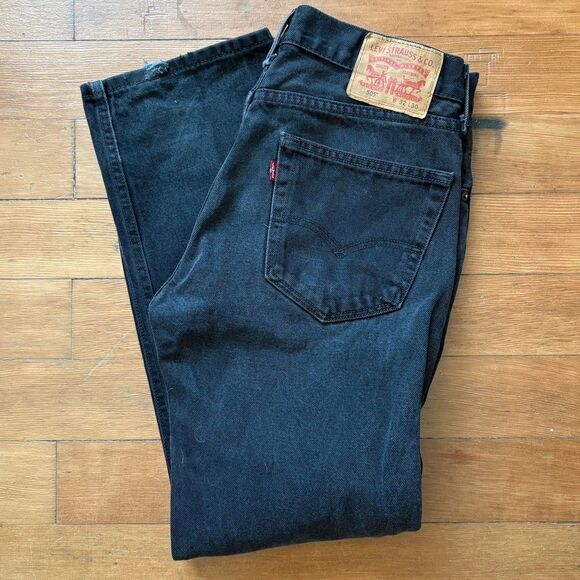 Levi's 505 Men's Dark Navy Denim Jeans (32x30) - Picture 1 of 5